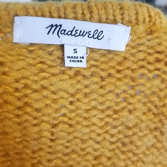 NWOT Madewell Alpaca Crop Sweater - Picture 5 of 8